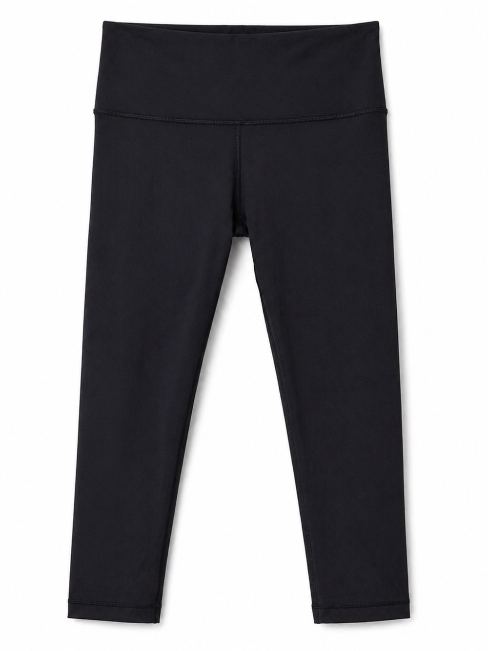 Lululemon Womens Size 12 Black Capri Leggings High Rise Yoga Athletic Pants Gym